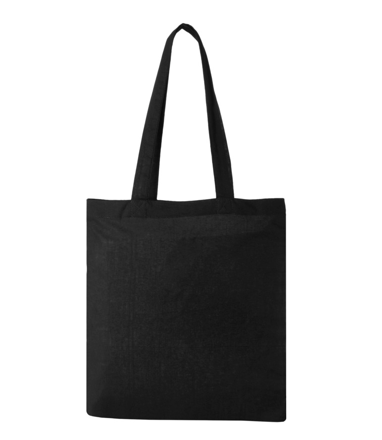 Sac shopping coton140 gr/m² 7L – Noir